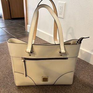 Dooney & Bourke Large Mila Tote in Bone